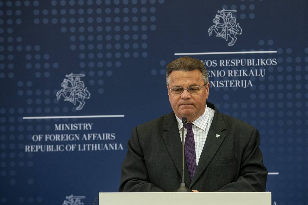 L. Linkevičiaus spaudos konferencija