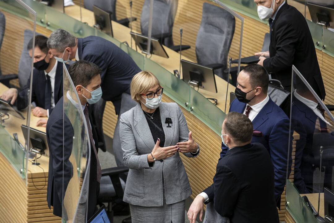 Seimas tvirtina Vyriausybės programą