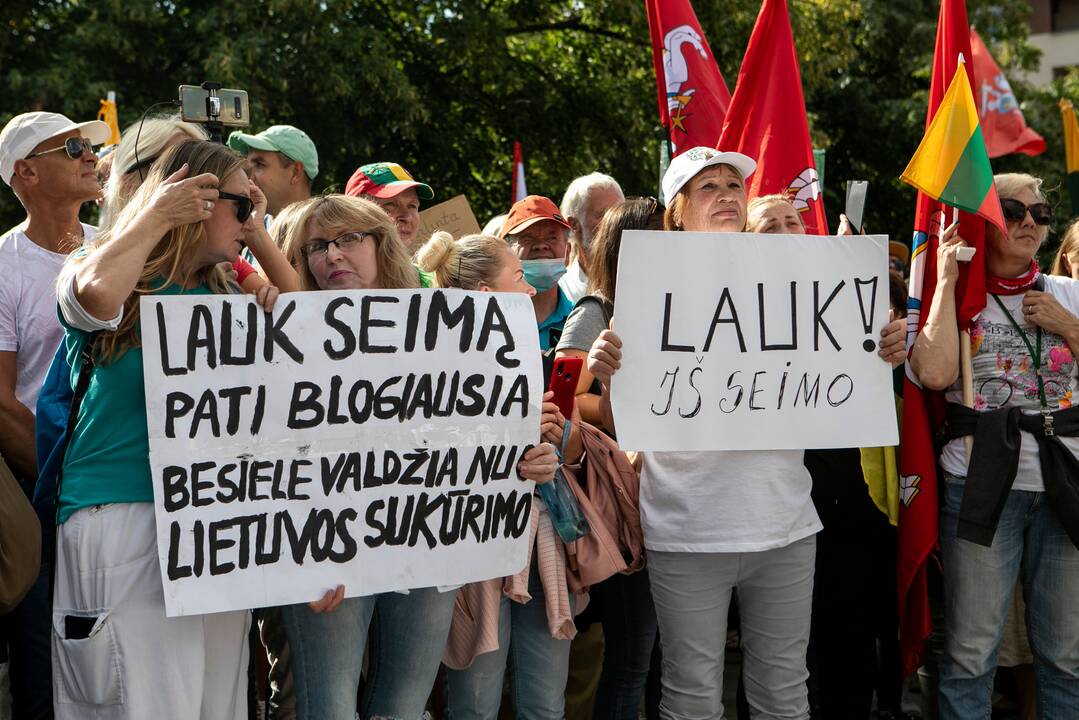 Vilniaus savivaldybė nesuteikė leidimo rugsėjo 10 dieną planuojamam Lietuvos šeimų sąjūdžio mitingui prie Seimo.