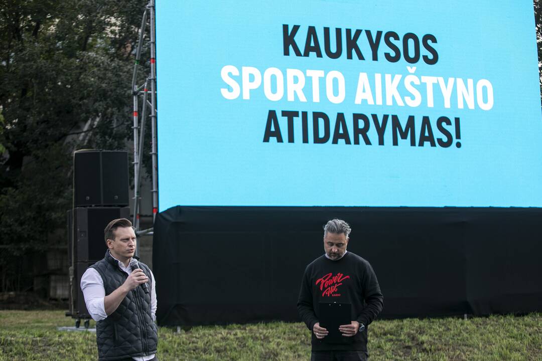 Kaukysos sporto aikštyno atidarymas