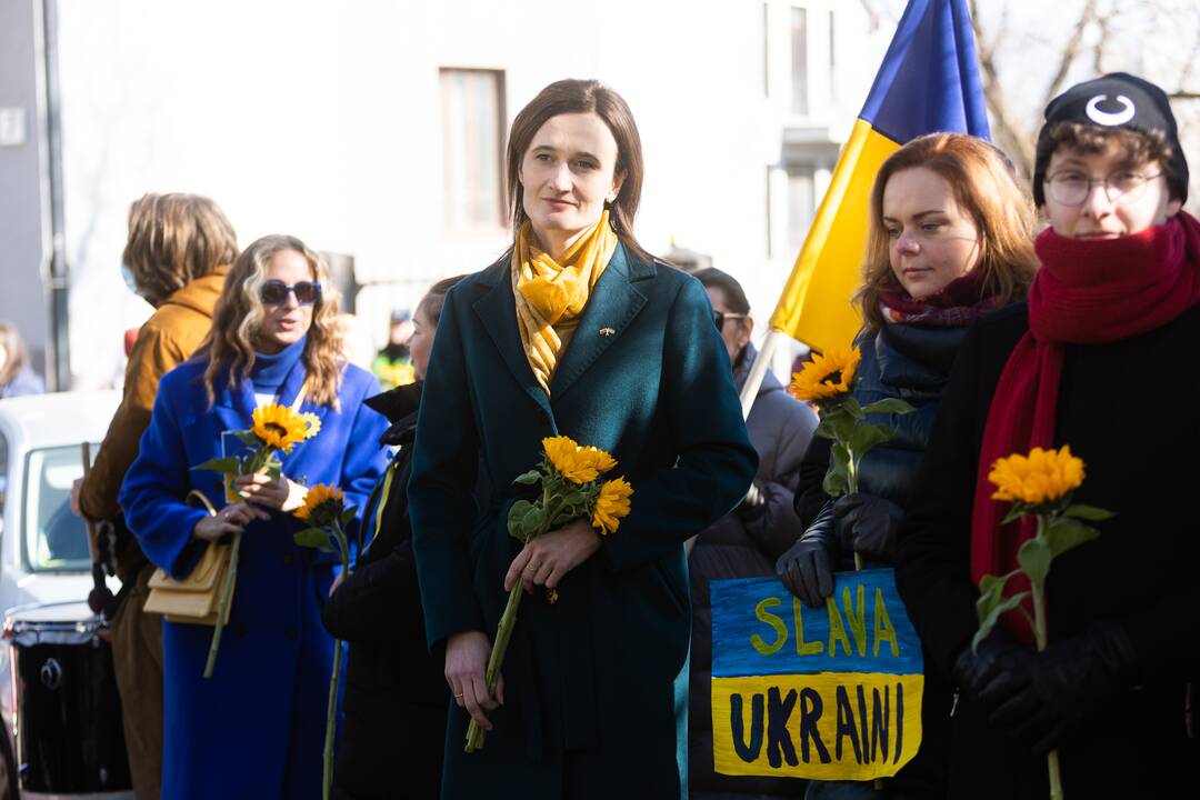 Kovo 8-ąją – solidarumo su Ukrainos moterimis akcija