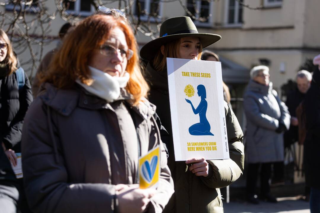 Kovo 8-ąją – solidarumo su Ukrainos moterimis akcija