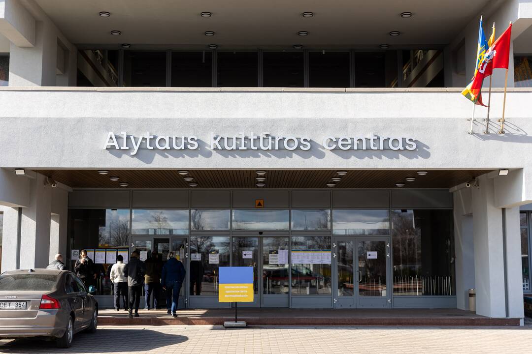 Karo pabėgėlių registracijos centras Alytuje