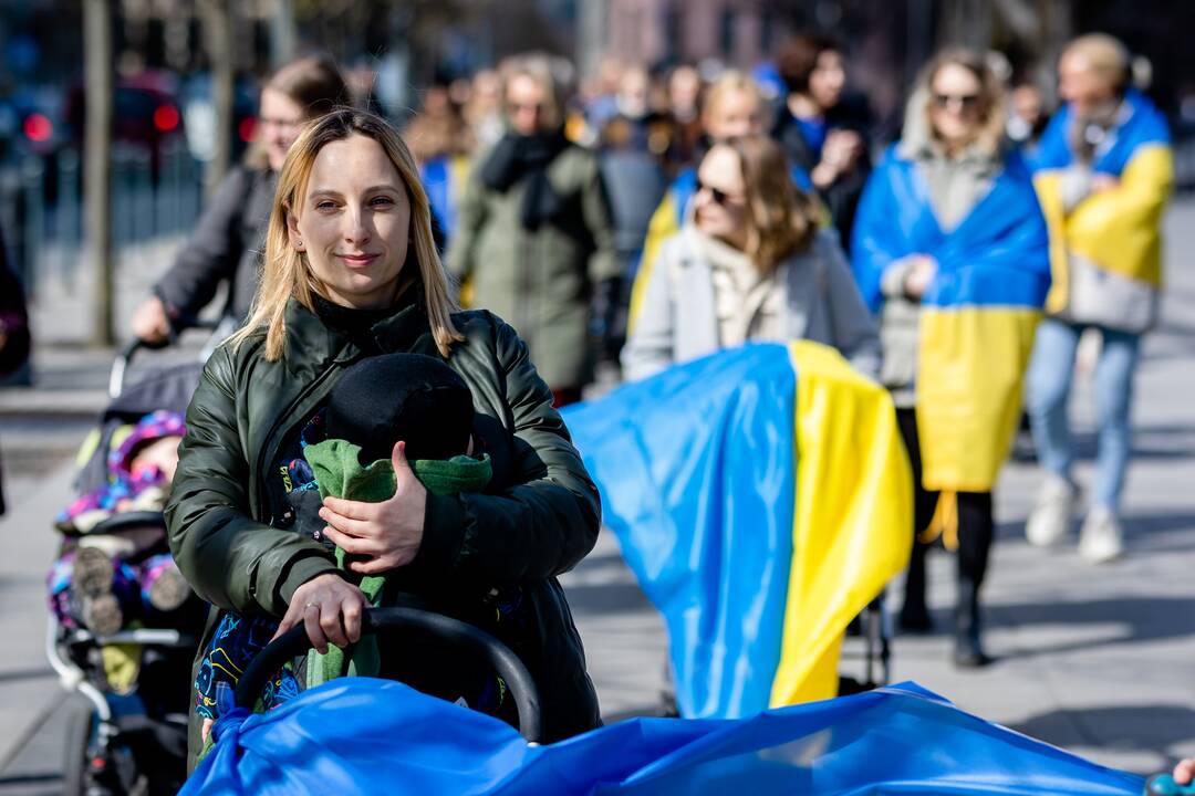 Mamų eitynės Gedimino prospekte