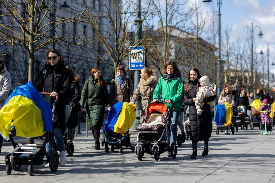 Mamų eitynės Gedimino prospekte