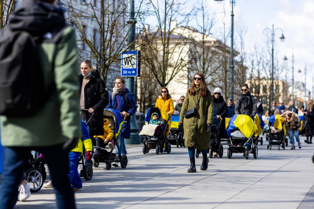 Mamų eitynės Gedimino prospekte