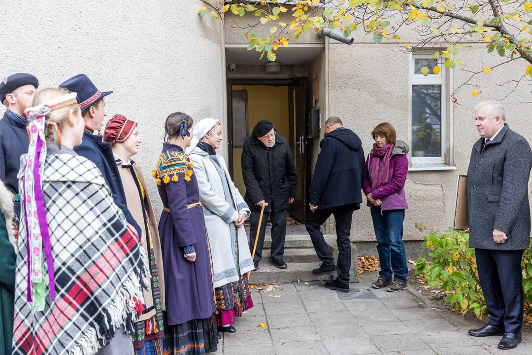 V. Landsbergiui – sveikinimai 90-ojo jubiliejaus proga