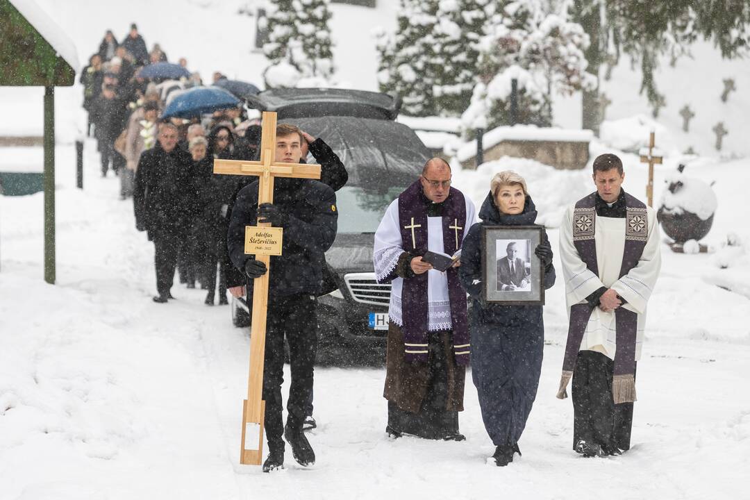 A. Šleževičiaus laidotuvės