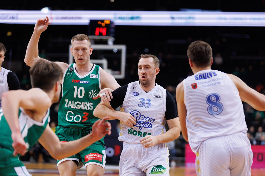 „Žalgiris“ – „Pieno žvaigždės“ 84:61