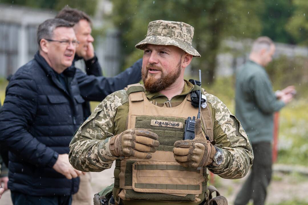 A. Anušausko vizitas Ukrainoje