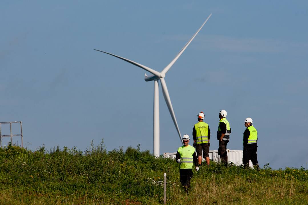 Telšių rajone atidaromas 70 mln. eurų vertės vėjo elektrinių parkas