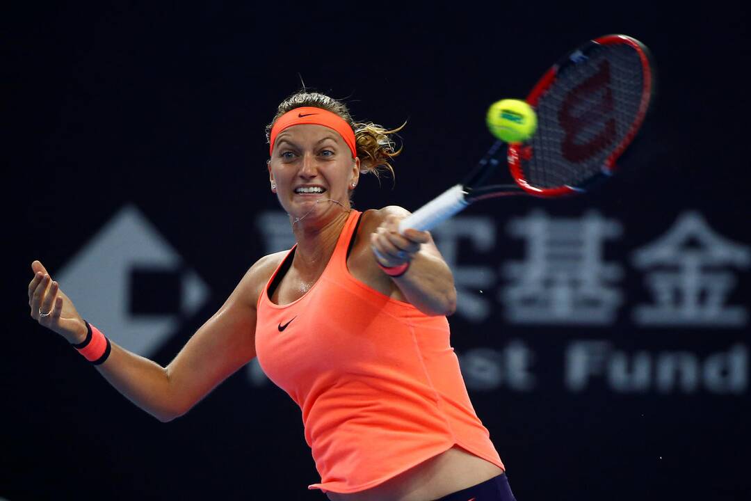 Čekė P. Kvitova Kinijoje tapo „Elite Trophy“ čempione