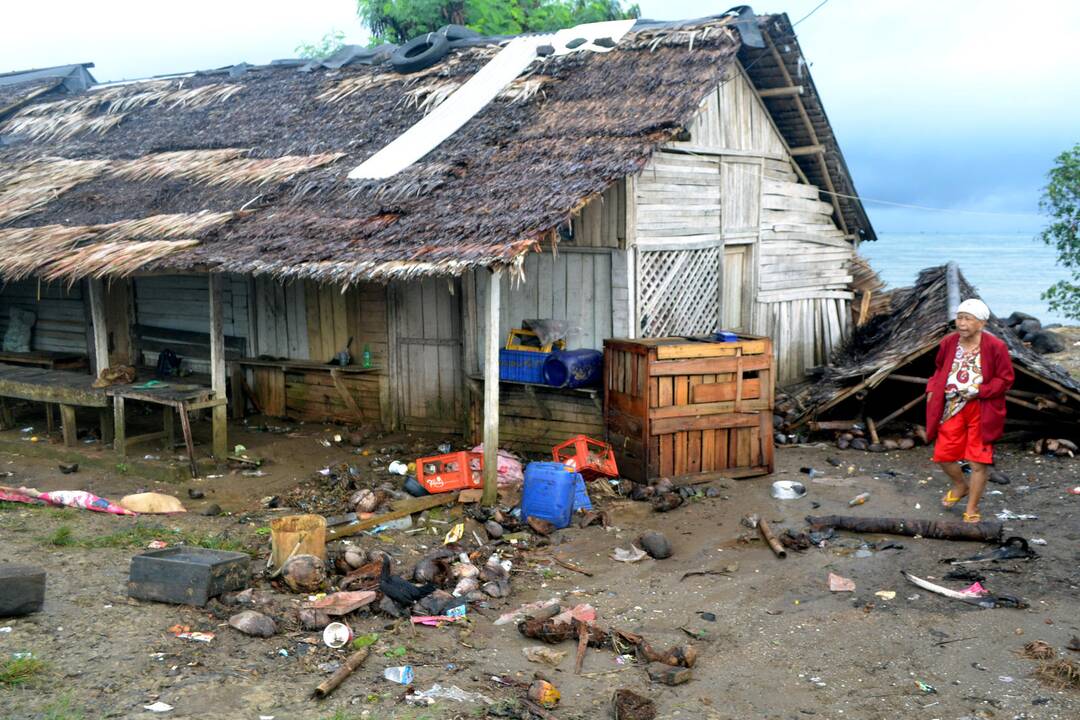 Indonezijai smogė cunamis