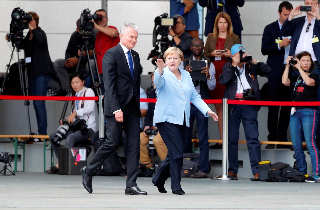 G. Nausėdos susitikimas su A. Merkel