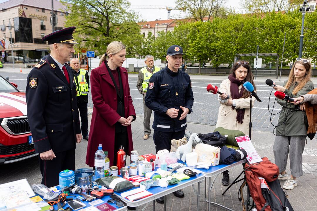 Civilinės saugos kampanijos „Žinojimas saugo“ pristatymas