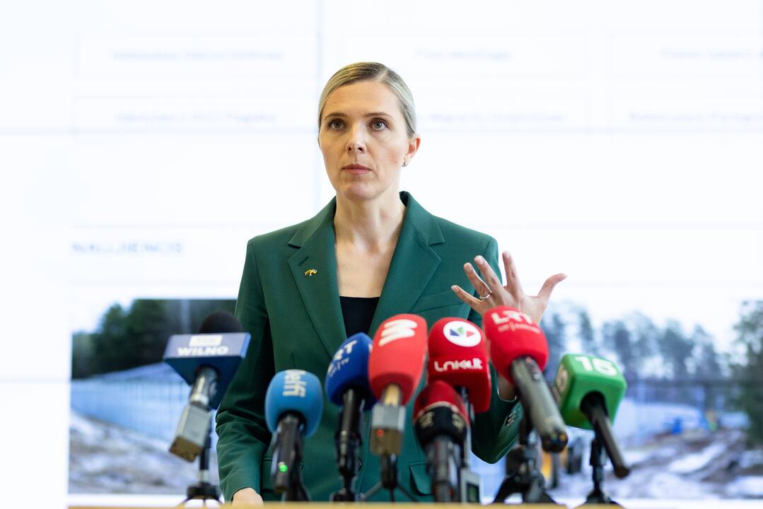 A. Bilotaitė migrantų apgręžimo politikos atsisakyti neketina: mes privalome ir toliau gintis