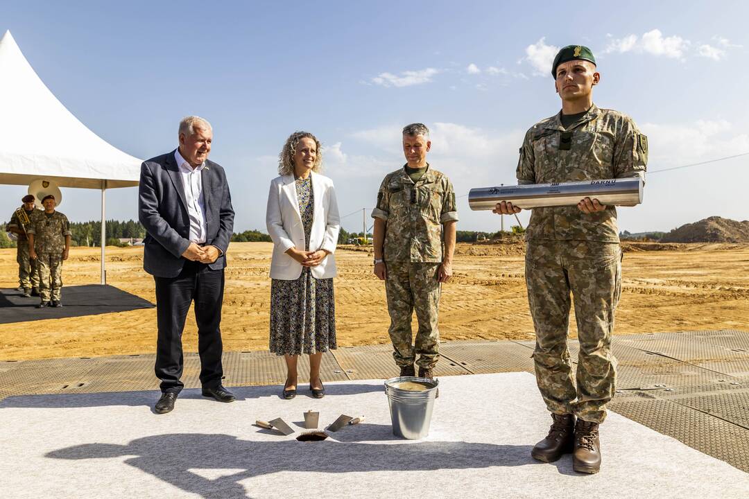 Rokantiškėse pradedamos karinio miestelio statybos