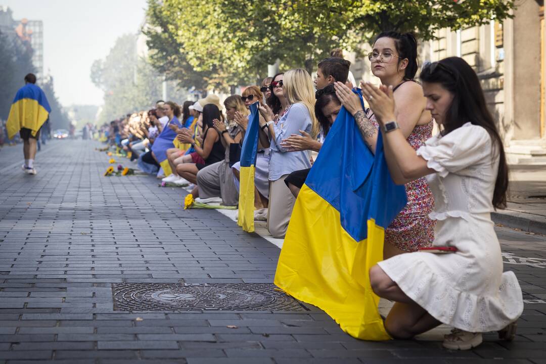 Ukrainos Nepriklausomybės dienos minėjimas Vilniuje