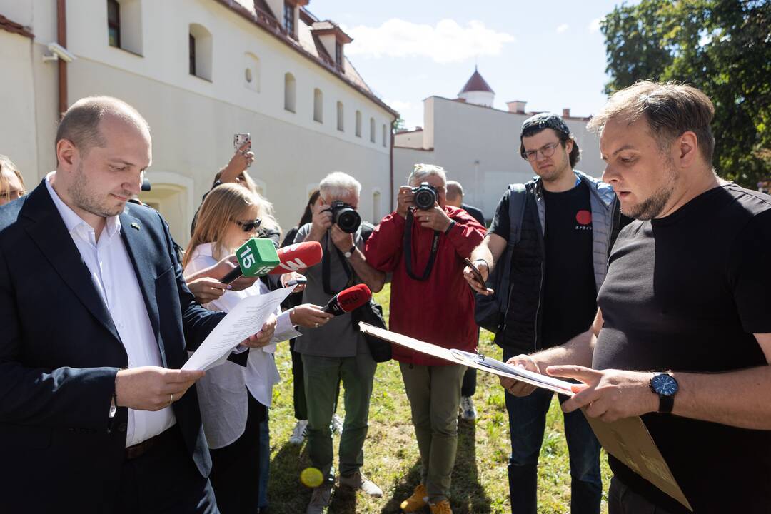 Studentų protestas dėl bendrabučių trūkumo