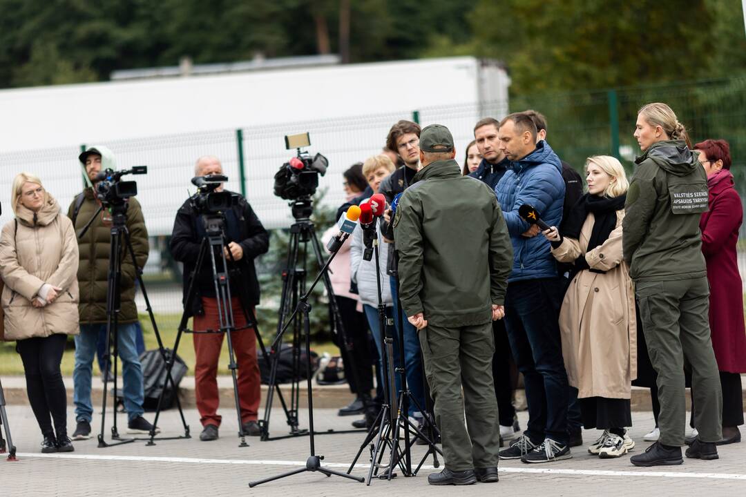 Spaudos konferencija dėl įsigaliojusių ribojimų rusams