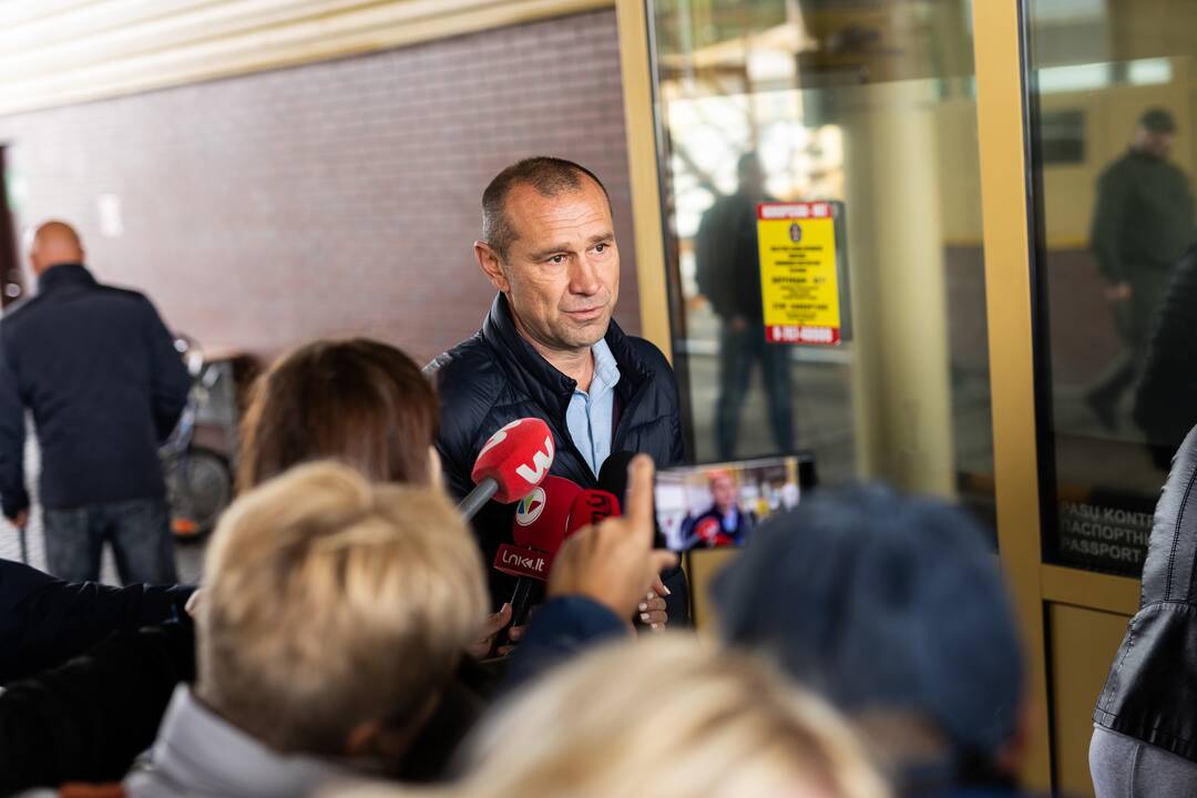 Spaudos konferencija dėl įsigaliojusių ribojimų rusams