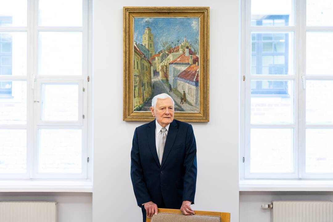Prezidentas V. Adamkus švenčia 96-ąjį gimtadienį