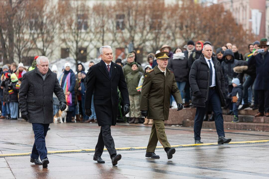 104-ųjų Lietuvos kariuomenės atkūrimo metinių minėjimas