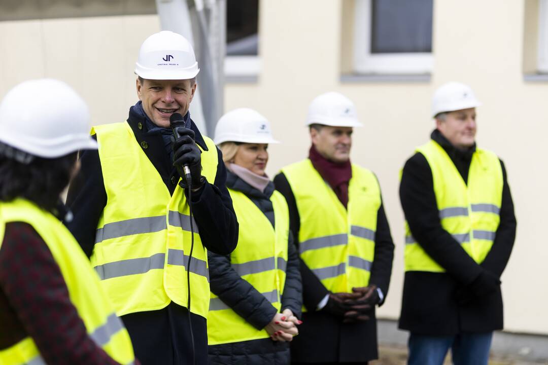 Vilniaus miesto klinikinės ligoninės naujo bloko statybų pradžia