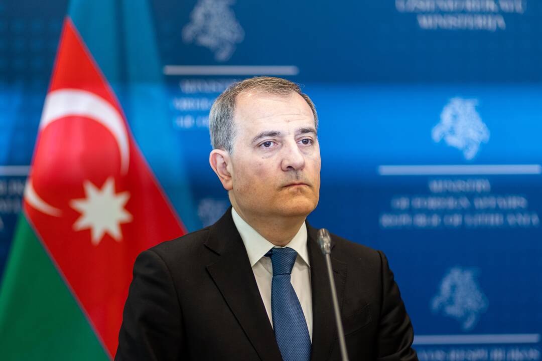 G. Landsbergio ir Azerbaidžano ministro spaudos konferencija