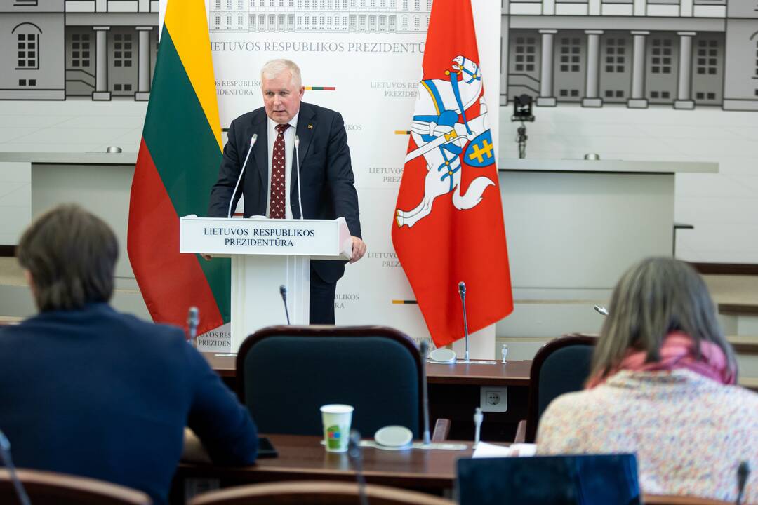 Spaudos konferencija po Valstybės gynimo tarybos posėdžio