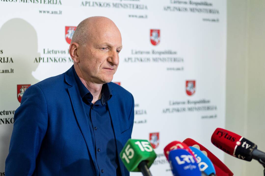 Spaudos konferencija dėl medžių kirtimo