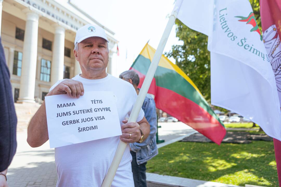 Protestas prieš tos pačios lyties asmenų sąjungų įteisinimą