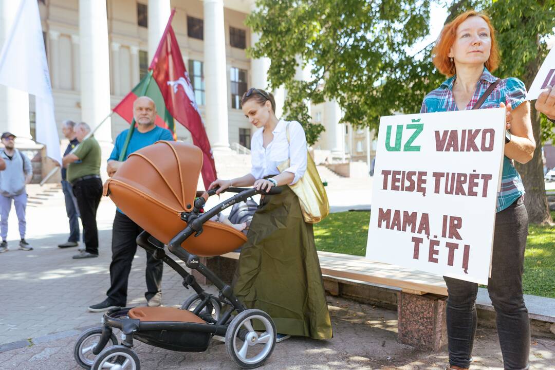 Protestas prieš tos pačios lyties asmenų sąjungų įteisinimą