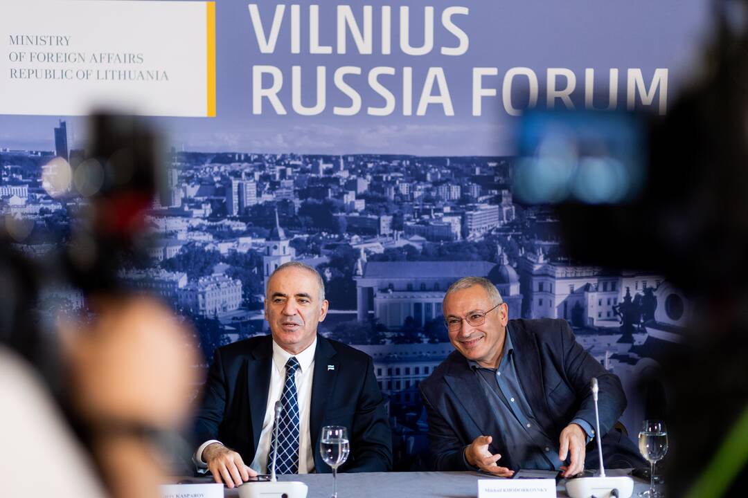Vilniaus Rusijos forumo spaudos konferencija