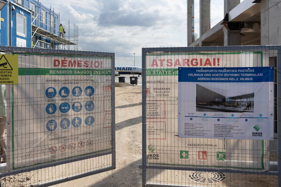 Naujo Vilniaus oro uosto terminalo statybos