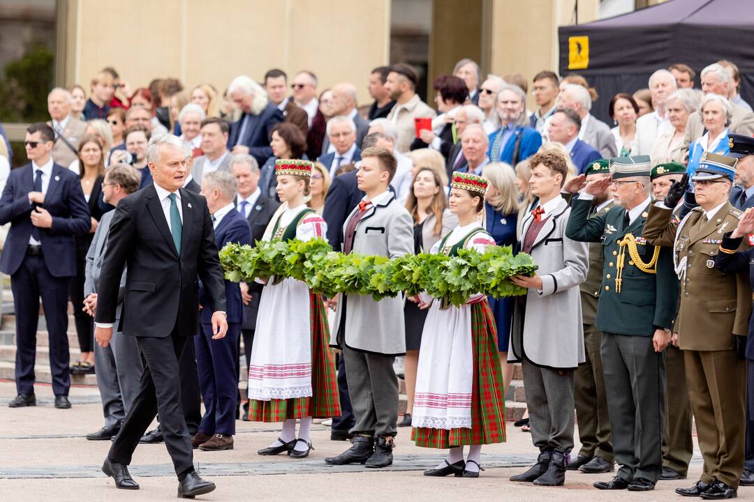 Okupacijos, genocido ir sovietmečio represijų aukų pagerbimo ceremonija