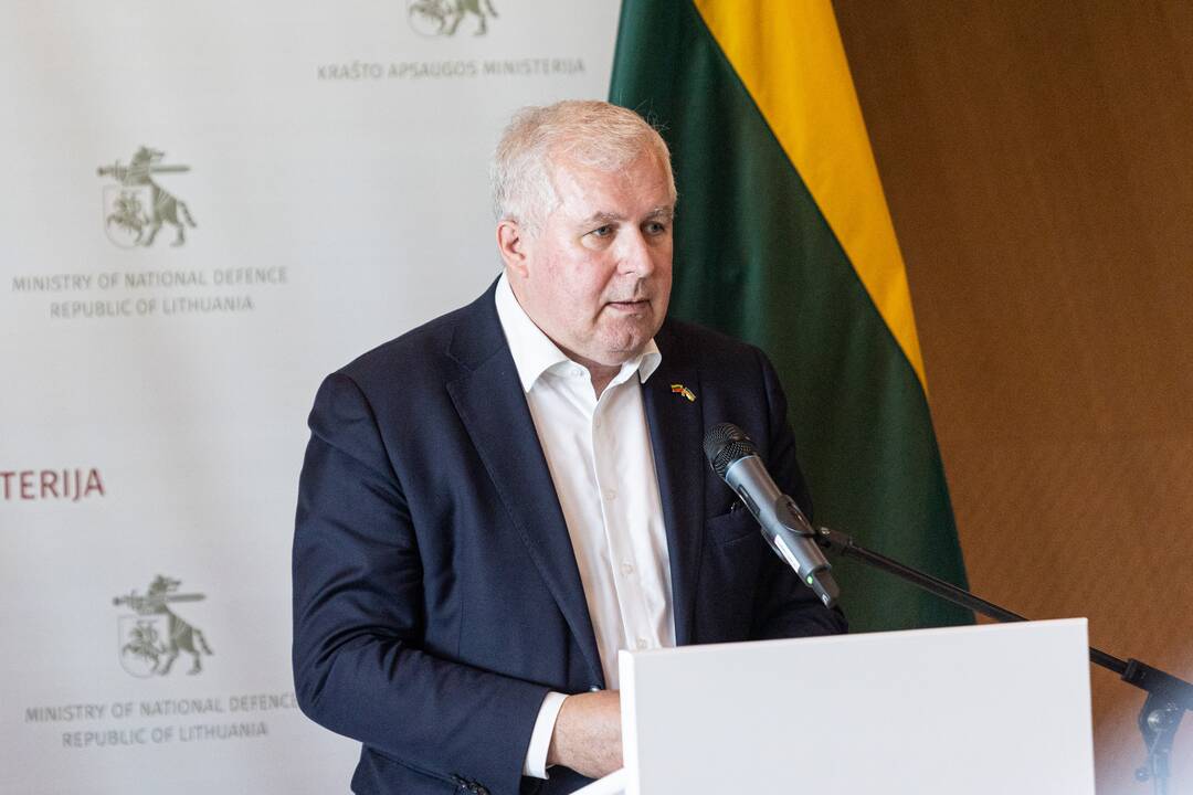 A. Anušausko ir B. Pistoriaus spaudos konferencija