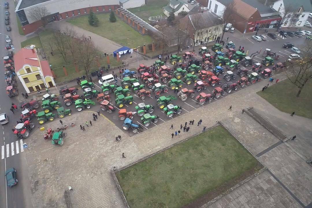 Lietuvoje – ūkininkų protestas