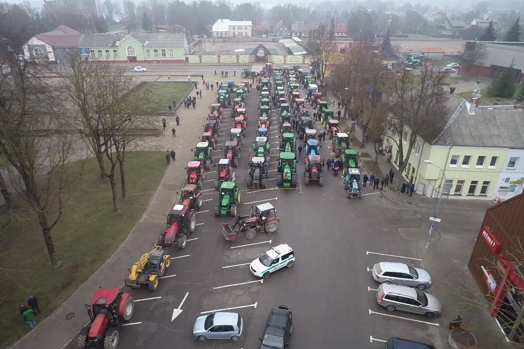 Lietuvoje – ūkininkų protestas