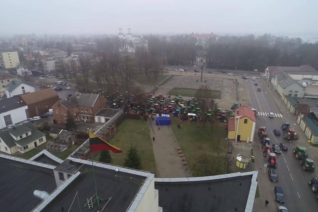Lietuvoje – ūkininkų protestas