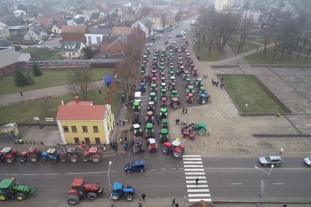 Lietuvoje – ūkininkų protestas