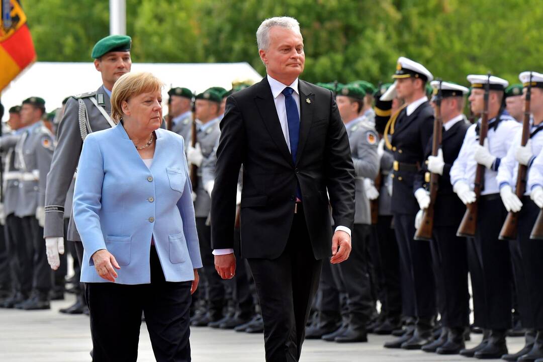 G. Nausėdos susitikimas su A. Merkel