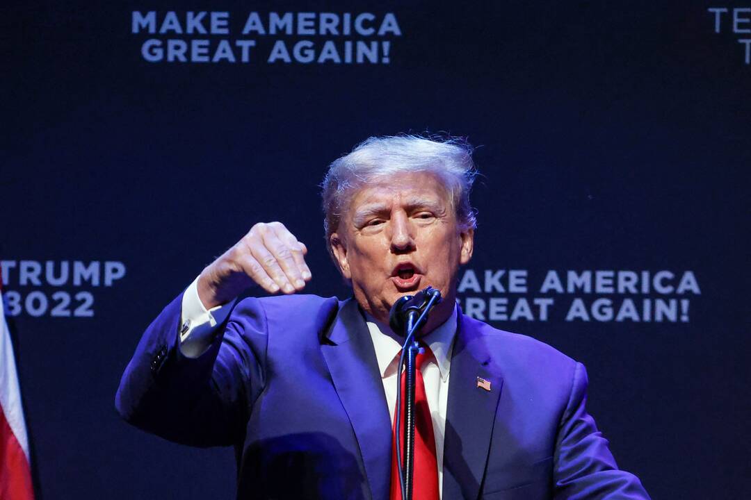 D. Trumpas tikisi, kad antradienį bus areštuotas: ragina amerikiečius protestuoti