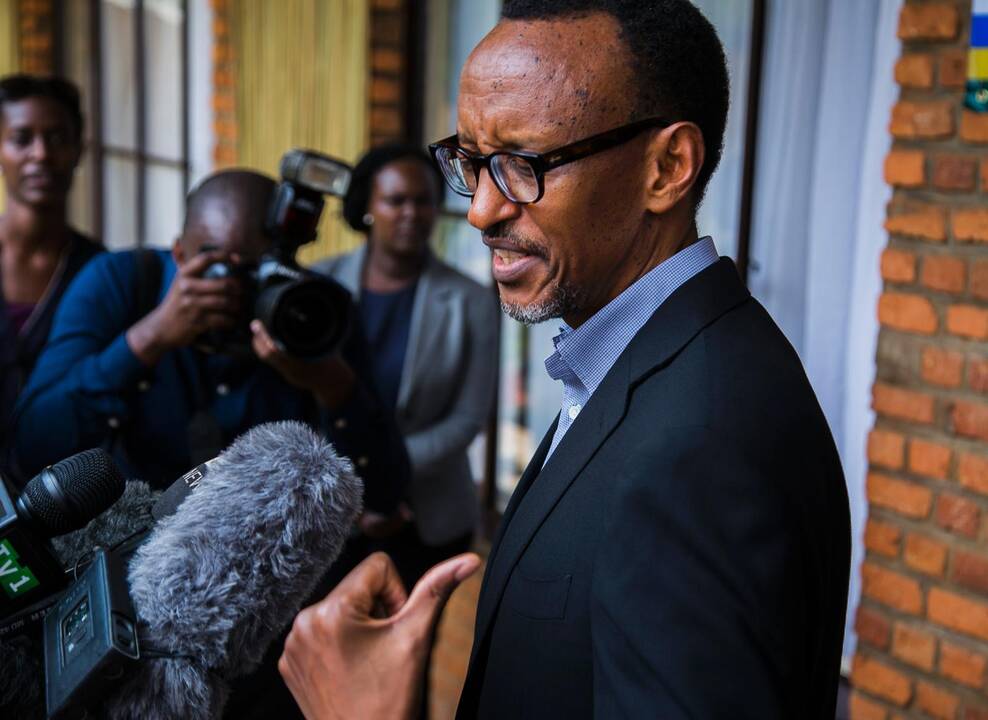 Ruandos prezidentas P. Kagame sieks trečios kadencijos