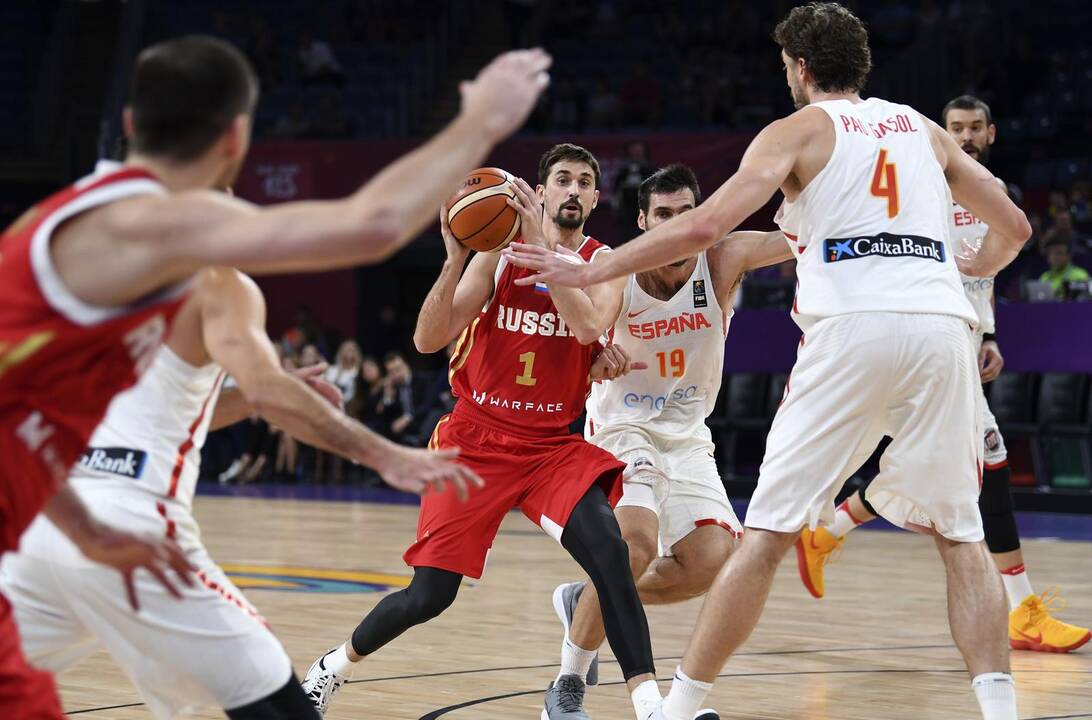„Euro 2017“: Ispanija – Rusija 93:85
