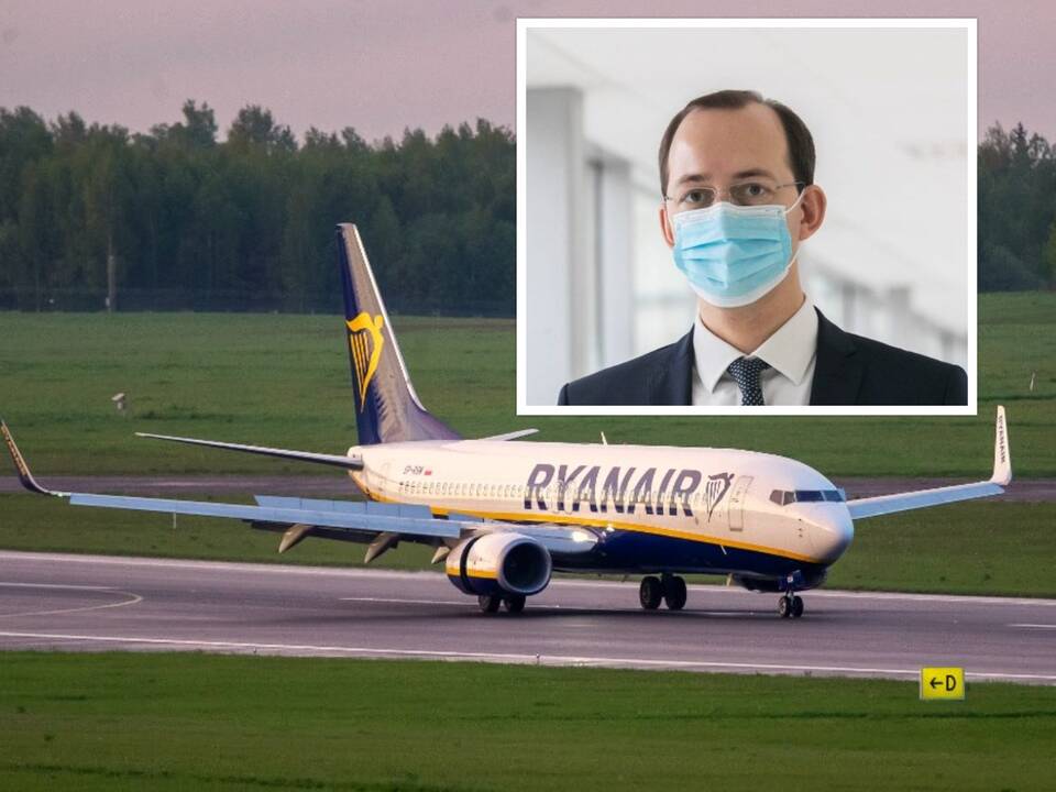 Susisiekimo ministras Liuksemburge aptars incidentą su „Ryanair“ laineriu
