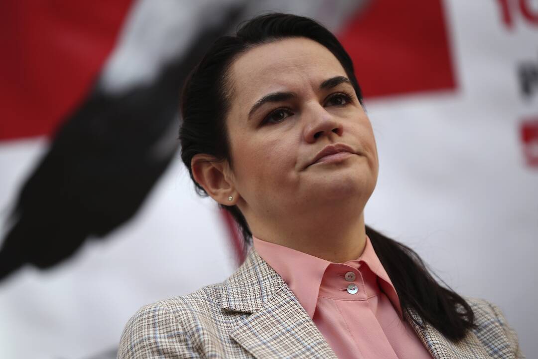 Baltarusija paskelbė opozicijos lyderės S. Cichanouskajos tarptautinę paiešką