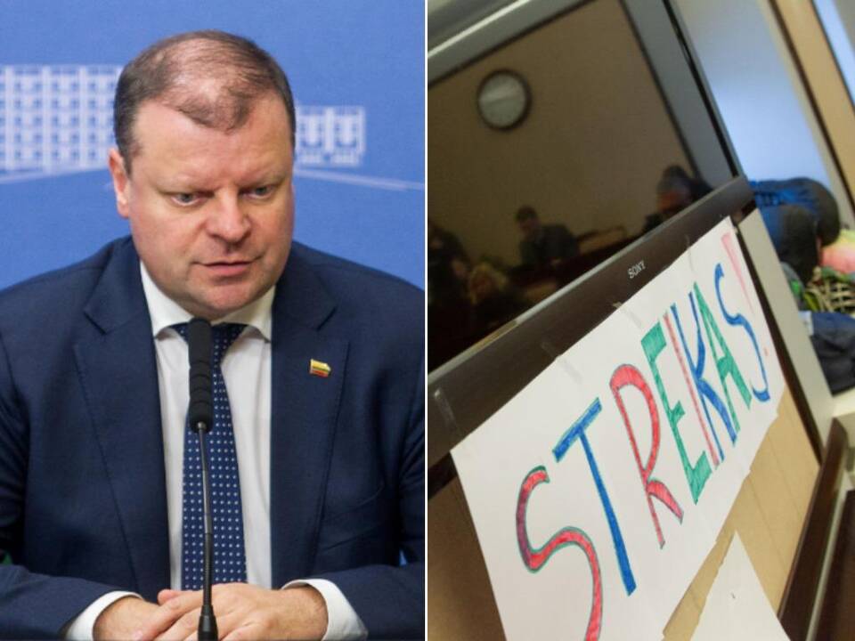 S. Skvernelis: už streiko laikotarpį mokytojams nebus apmokėta