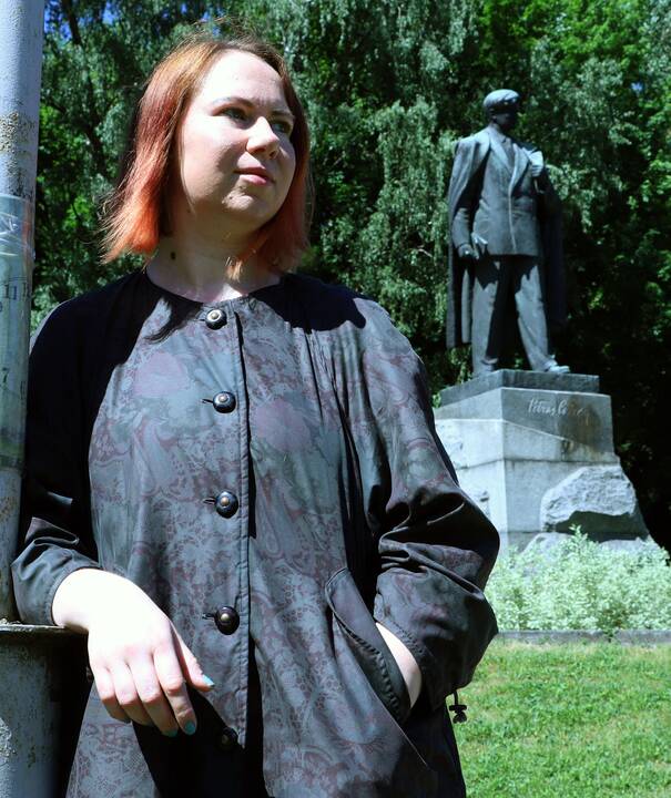 Prašoma papildomą apsaugą suteikti ne tik rašytojo P.Cvirkos paminklui, bet ir visam skverui.