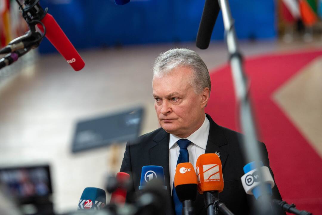 G. Nausėda dalyvauja EVT posėdyje
